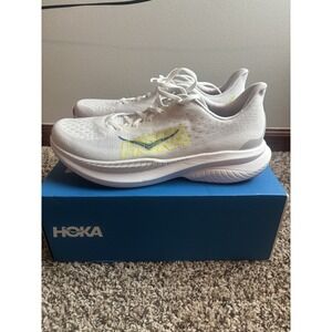 Hoka One One M Mach 6 1147790 / WNCL‎ White Nimbus Cloud Mens Size 13D - NEW